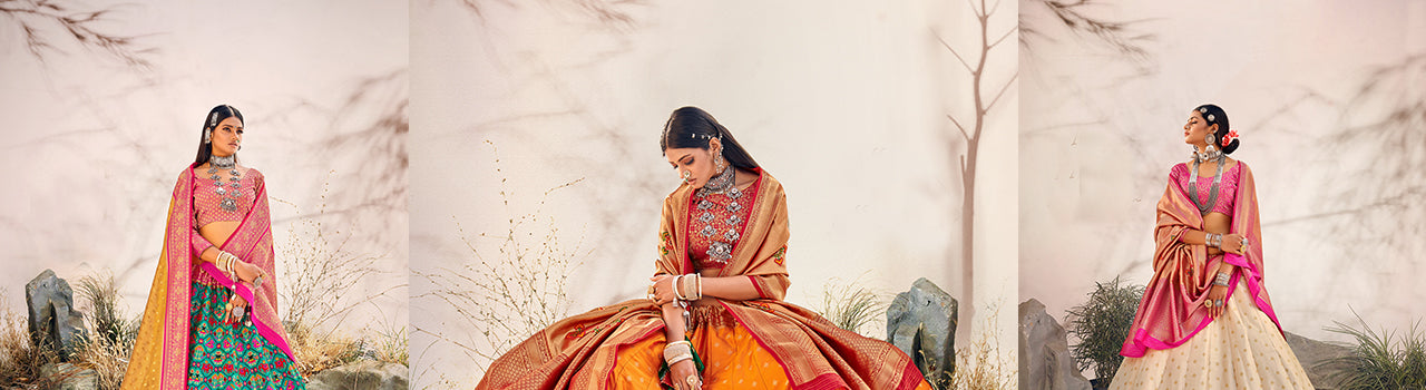 Uppada Designer Lehenga