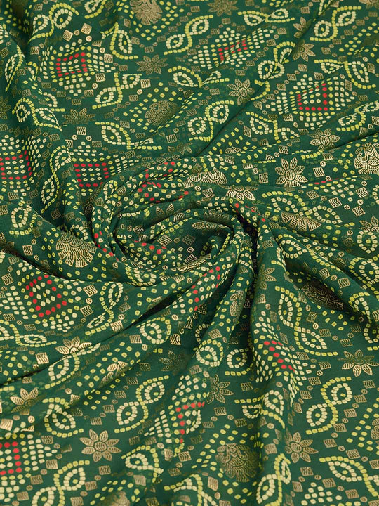 Olive Georgette Daily Wear Saree With Blouse Piece Olive Georgette Daily Wear Saree With Blouse Piece