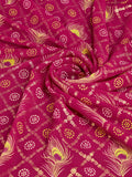 Pink Georgette Daily Wear Saree With Blouse Piece Pink Georgette Daily Wear Saree With Blouse Piece