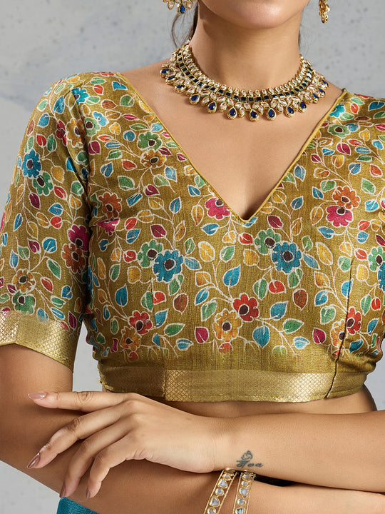 Pure Chiffon Digital Printed Woven Saree With Woven Border And Fancy Tassels Pure Chiffon Digital Printed Woven Saree With Woven Border And Fancy Tassels