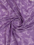 Purple Poly Georgette Festive Wear Saree With Blouse Piece Purple Poly Georgette Festive Wear Saree With Blouse Piece