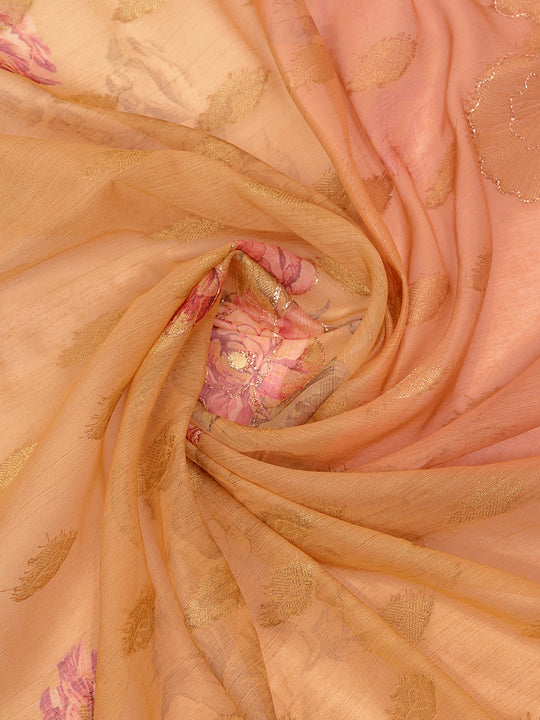 Mustard Cotton Blend Saree With Blouse Piece Mustard Cotton Blend Saree With Blouse Piece