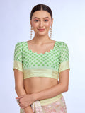 Pista Georgette Saree With Blouse Piece Pista Georgette Saree With Blouse Piece