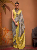 Multi Color Party Wear Silk Saree With Blouse Piece Multi Color Party Wear Silk Saree With Blouse Piece