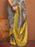 Multi Color Party Wear Silk Saree With Blouse Piece Multi Color Party Wear Silk Saree With Blouse Piece