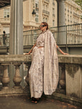 Cream Organza Chickankari Saree With Blouse Piece Cream Organza Chickankari Saree With Blouse Piece