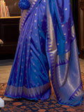 Blue Art Silk Saree With Blouse Piece Blue Art Silk Saree With Blouse Piece