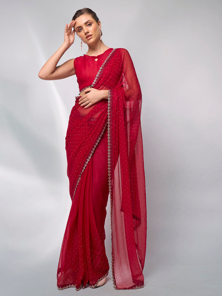 Lycra net sari - Roma Wedding Styling
