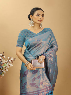 Banarasi Silk Saree With Blouse Piece