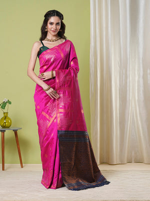 Banarasi Silk Saree With Blouse Piece