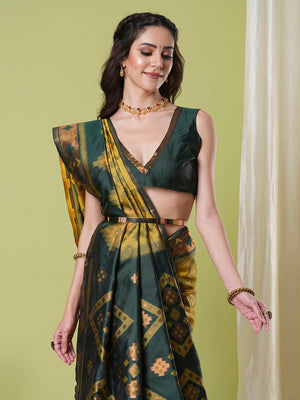 Banarasi Silk Saree With Blouse Piece