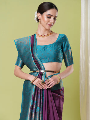 Banarasi Silk Saree With Blouse Piece