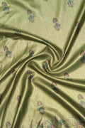 Mehndi Greeb Satin Saree Mehndi Greeb Satin Saree