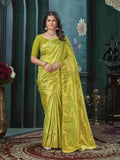 Yellow And Green Kanjivaram Saree Yellow And Green Kanjivaram Saree