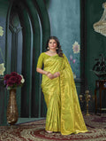 Yellow And Green Kanjivaram Saree Yellow And Green Kanjivaram Saree