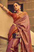Multicolor Banarasi Silk Saree With Blouse Piece Multicolor Banarasi Silk Saree With Blouse Piece