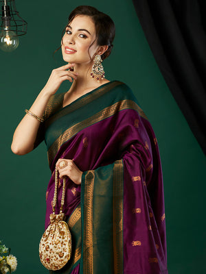 Banarasi Silk Saree With Blouse Piece