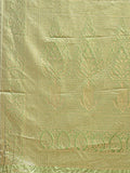 Cream & Light Green Banarasi Silk Saree With Blouse Piece Cream & Light Green Banarasi Silk Saree With Blouse Piece