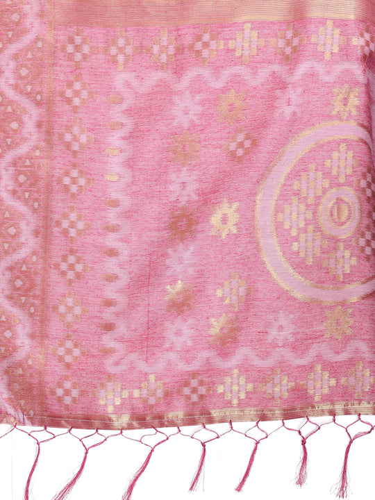 Sea Green Linen Cotton Saree With Blouse Piece Sea Green Linen Cotton Saree With Blouse Piece