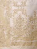 Off White Cotton Saree With Blouse Piece Off White Cotton Saree With Blouse Piece