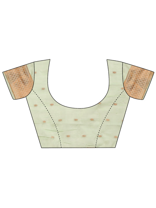 Sea Green Linen Cotton Saree With Blouse Piece Sea Green Linen Cotton Saree With Blouse Piece