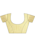 Yellow Organza Saree With Blouse Piece Yellow Organza Saree With Blouse Piece