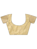 Yellow Cotton Saree With Blouse Piece Yellow Cotton Saree With Blouse Piece