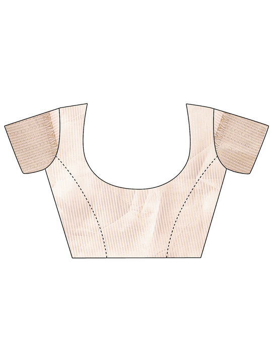 Light Pink Cotton Saree With Blouse Piece Light Pink Cotton Saree With Blouse Piece