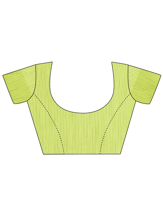 White Linen Cotton Saree With Blouse Piece White Linen Cotton Saree With Blouse Piece