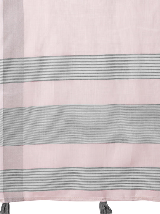 White Linen Cotton Saree With Blouse Piece White Linen Cotton Saree With Blouse Piece