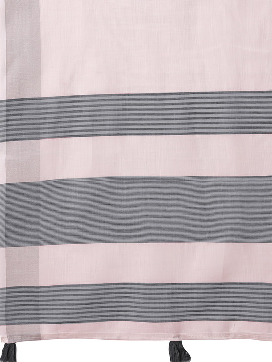 White Linen Cotton Saree With Blouse Piece White Linen Cotton Saree With Blouse Piece