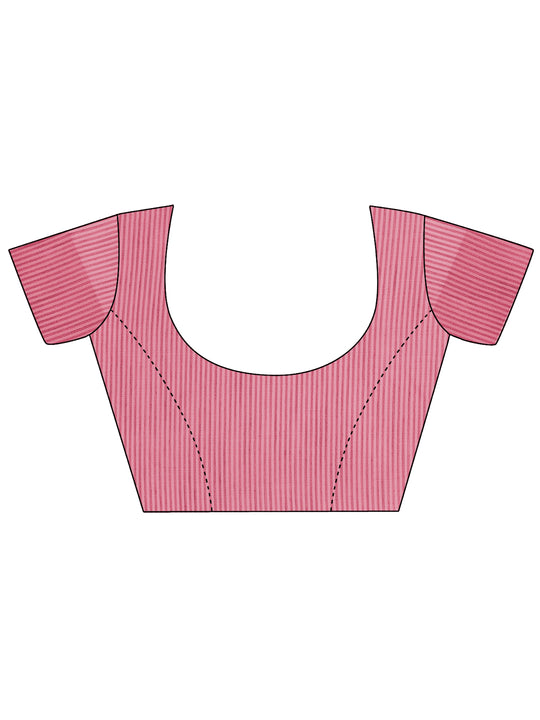 White Linen Cotton Saree With Blouse Piece White Linen Cotton Saree With Blouse Piece