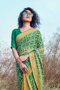 Emerald Green Georgette Saree Emerald Green Georgette Saree