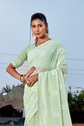 Mint Green Georgette Saree Mint Green Georgette Saree