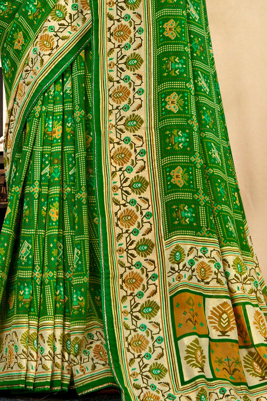 Forest Green Georgette Saree Forest Green Georgette Saree