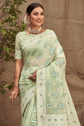 Mint Green Cotton Saree Mint Green Cotton Saree
