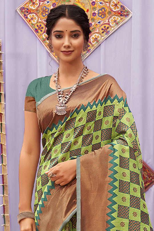 Lime Green Cotton saree Lime Green Cotton saree