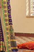 Matte Purple Zari Woven Banarasi Saree Matte Purple Zari Woven Banarasi Saree
