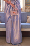 Cloud Grey Kanjivaram Saree Cloud Grey Kanjivaram Saree