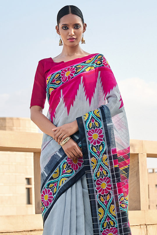 Multicolor Mulmul Cotton Saree Multicolor Mulmul Cotton Saree