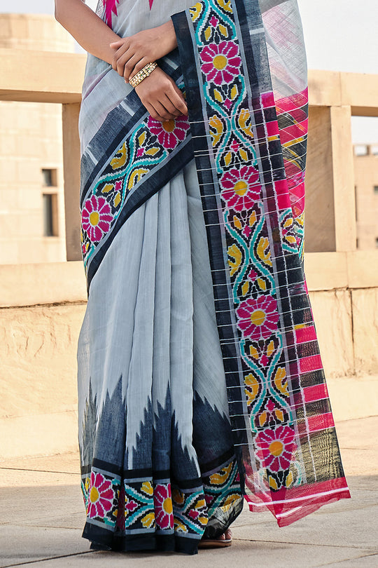 Multicolor Mulmul Cotton Saree Multicolor Mulmul Cotton Saree