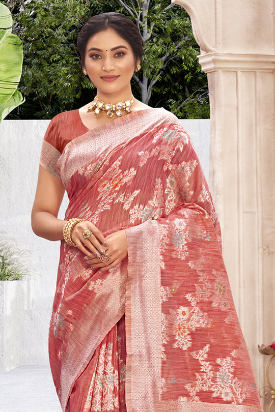 Mauve Pink Cotton Silk Saree Mauve Pink Cotton Silk Saree