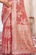 Mauve Pink Cotton Silk Saree Cotton Silk Saree Design