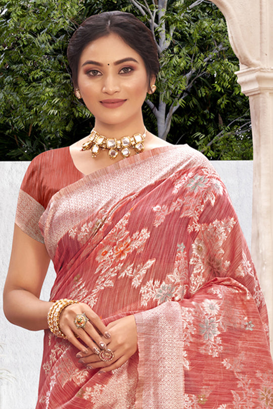 Mauve Pink Cotton Silk Saree Mauve Pink Cotton Silk Saree