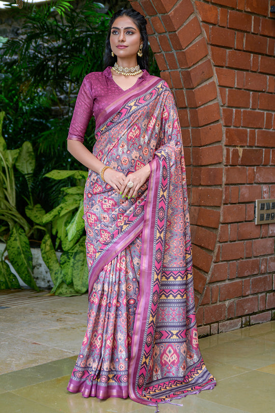Magenta Wine Cotton Saree Magenta Wine Cotton Saree