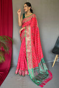 Punch Pink Patola Saree Patola Saree