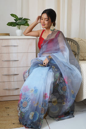 Fancy Organza Saree