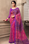 Special Pink Chiffon Saree Special Pink Chiffon Saree