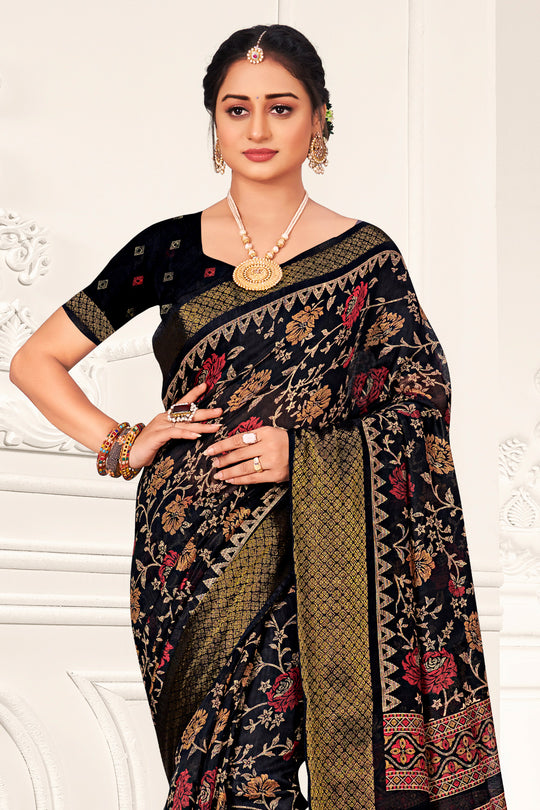 Multicolor Cotton Saree Multicolor Cotton Saree