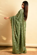 Fern Green Georgette Saree georgette saree
